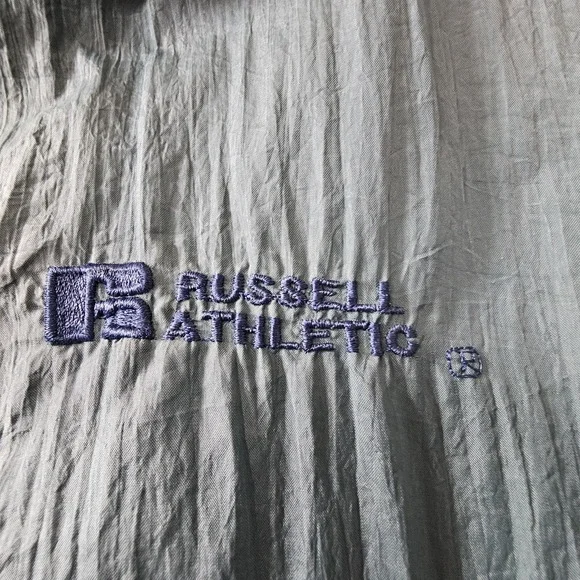 Vintage Russell Athletic Windbreaker Men's Size XL Green Full Zip‎ Made In USA - Picture 3 of 12